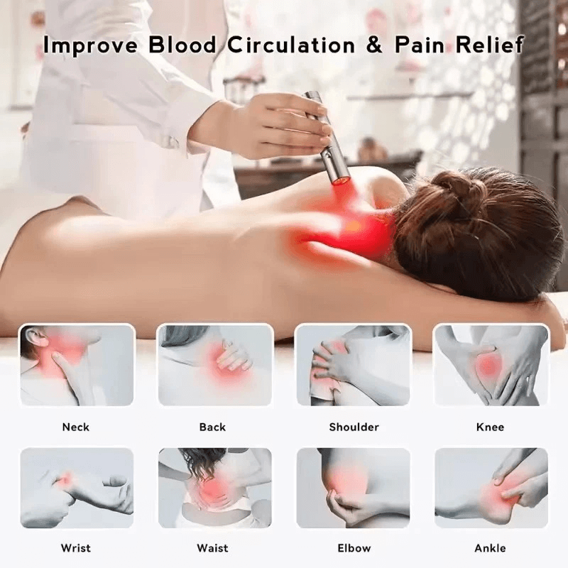 ReliefEase™ LED Infrared Red Light Therapy Flashlight For Pain Relief